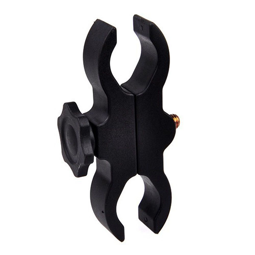 2 pack Universal Quick Release Gun Scope Sight Flashlight Torch Clip Holder Clamp Mount Fits Multiple Scope Size（Excluding flashlight）