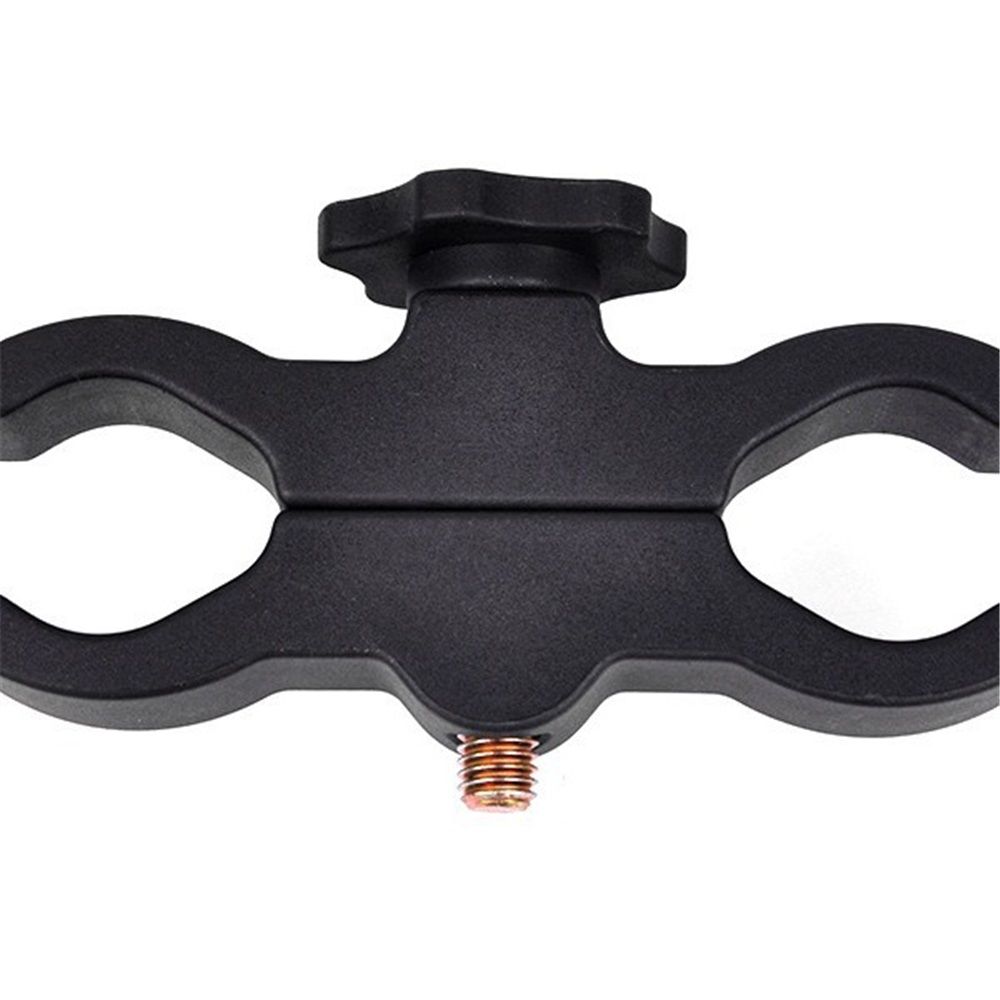 2 pack Universal Quick Release Gun Scope Sight Flashlight Torch Clip Holder Clamp Mount Fits Multiple Scope Size（Excluding flashlight）