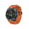 DTG1 GPS Smart Watch, AMOLED Touchscreen, 860mAh Battery, 3ATM Waterproof, Bluetooth Call,Orange