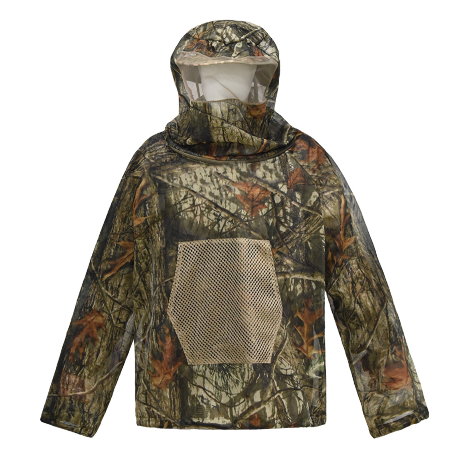 Legendary Ancient Tree Camouflage 2.0 Camouflage Mosquito Repellent Suit Ultra-Fine Mesh Hooded Ghillie Suit for Outdoor Hunting Camping Fishing and Beekeeping(XL/XXL)